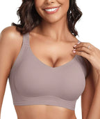 Seamless Full Coverage Push Up No Underwire Jelly Bras