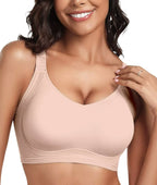Seamless Full Coverage Push Up No Underwire Jelly Bras