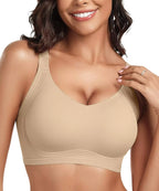 Seamless Full Coverage Push Up No Underwire Jelly Bras