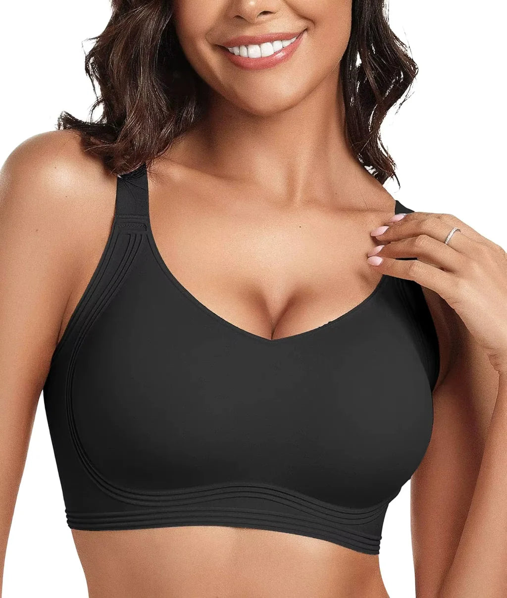 Seamless Full Coverage Push Up No Underwire Jelly Bras